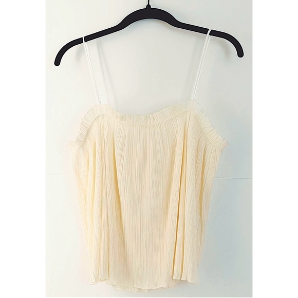 MADEWELL Nicole Pleated Ruffle Tank Top - Picture 3 of 9